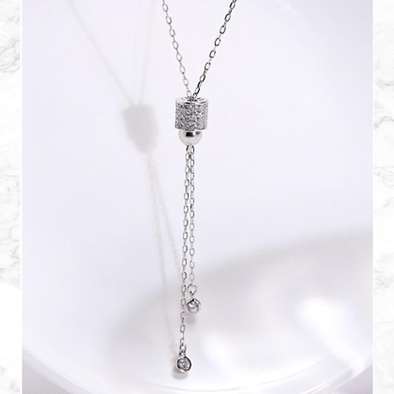 Sliver925 ラリエット風 Y字ネックレス ペンダントネックレス Sliver925 ラリエット風 Y字ネックレス ペンダントネックレス