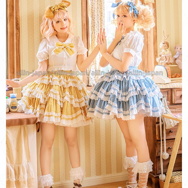 ロリータスカート サスペンダースカート ロリータ衣装 スカート ロリータスカート サスペンダースカート ロリータ衣装 スカート