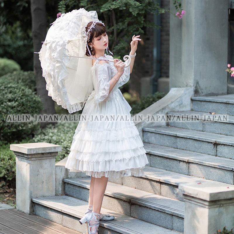 花嫁 ロリータワンピース ロリータ衣装 白ロリ ロリータドレス 花嫁 ロリータワンピース ロリータ衣装 白ロリ ロリータドレス