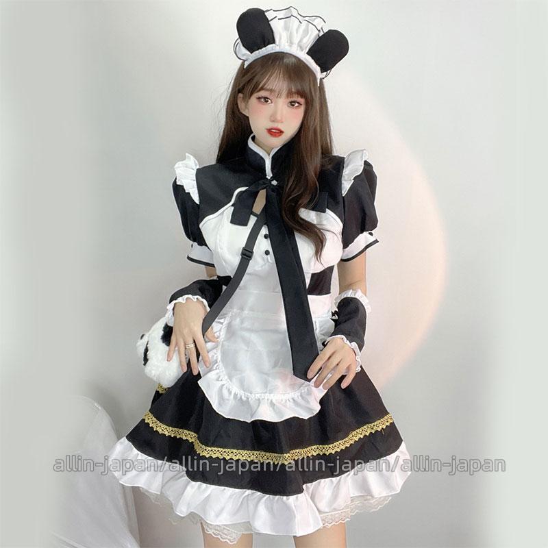 メイド服 ミニ丈 メイド喫茶 メイドコスチューム ジャパニーズ メイド服 ミニ丈 メイド喫茶 メイドコスチューム ジャパニーズ