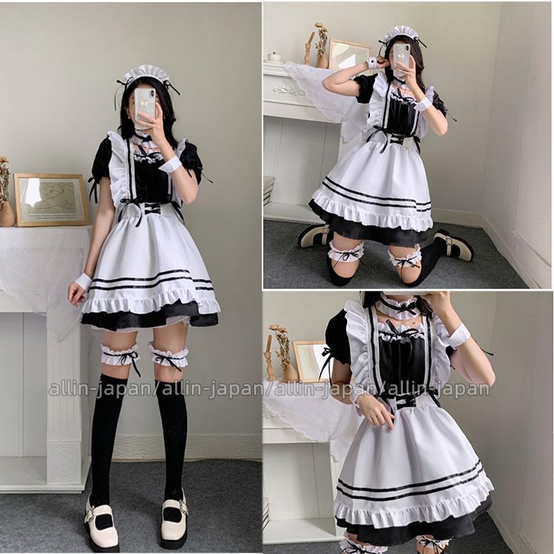 メイド服 ミニ丈 メイド喫茶 メイドコスチューム ジャパニーズ メイド服 ミニ丈 メイド喫茶 メイドコスチューム ジャパニーズ