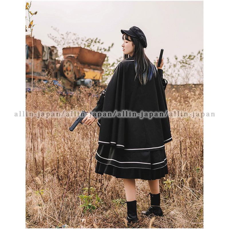 3点セット ポンチョ付きロリィタjsk