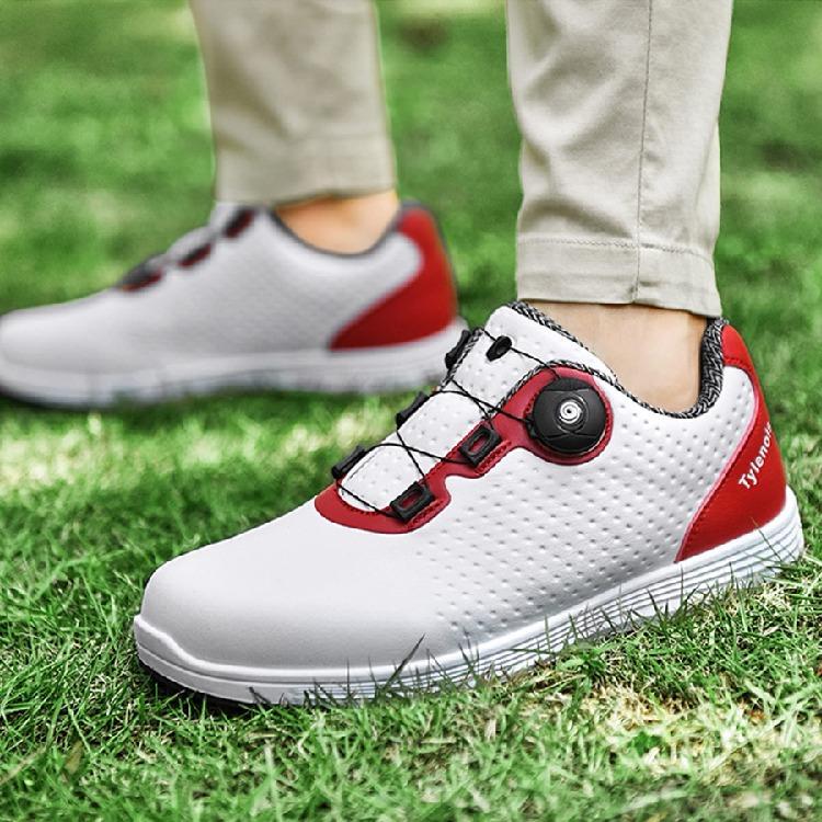 ゴルフシューズ メンズ ダイヤル式 スニーカー 歩きやすい 靴 軽量