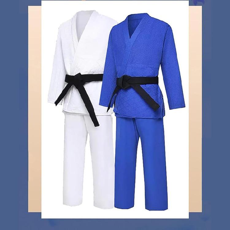 3点セット】 柔術着 綿100％ 軽量 柔道 正課用 男女兼用 加厚空手着