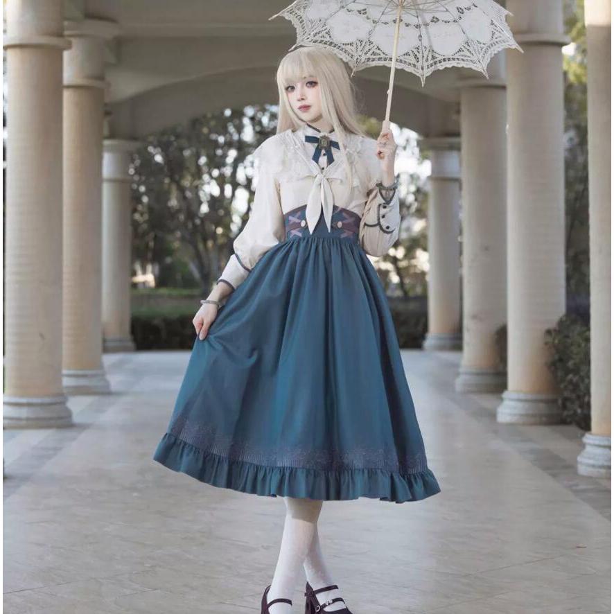 3点セット】ロリータ服 ゴスロリ プリンセス コスプレ衣装 長袖