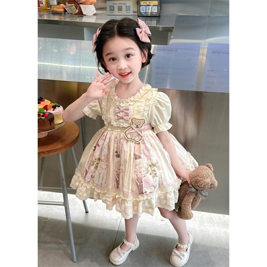 2点セット】子供ドレス 女の子 ハロウィン 仮装 熊ちゃん ワンピース