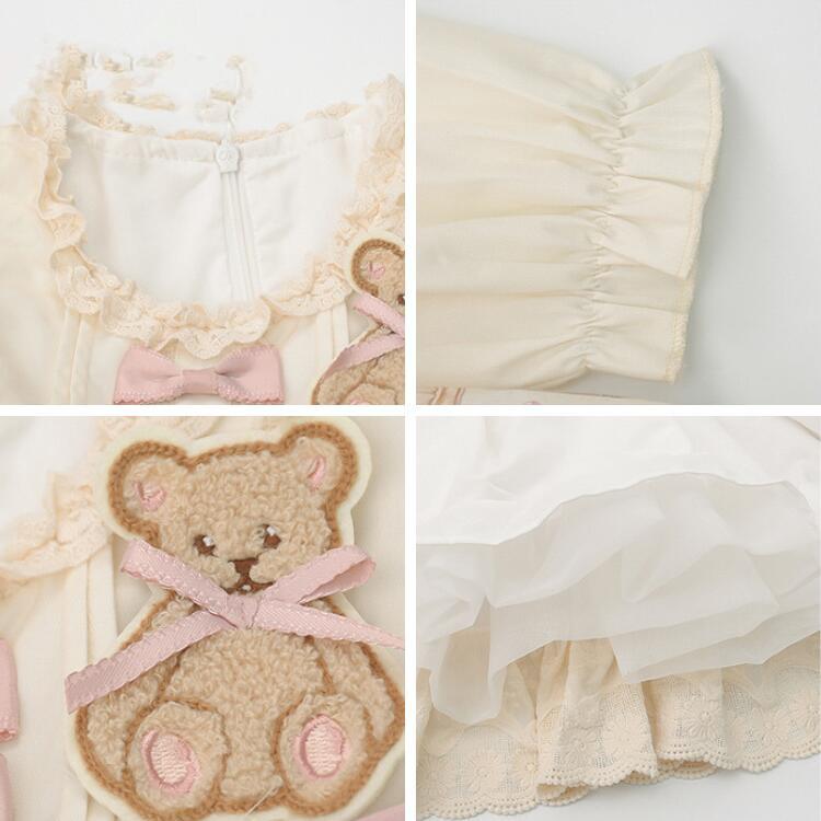 2点セット】子供ドレス 女の子 ハロウィン 仮装 熊ちゃん ワンピース