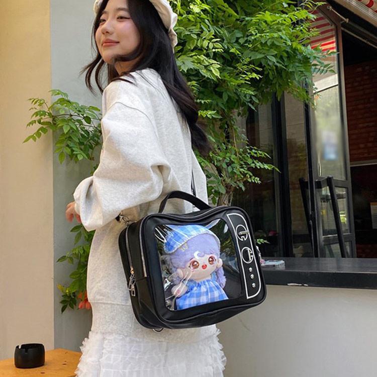 新品激レアなぬい、痛バッグ　3way棺桶バッグ♪ 3WAY】ぬいぐるみ バッグ 痛バッグ 3WAY 推し活 痛バ ぬいバッグ ぬい
