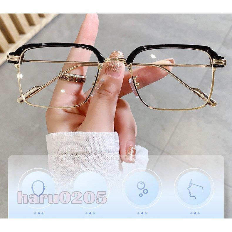 在庫あり 即出荷可 財布 帽子 ファッション小物 伊達メガネ レディース メンズ ファッション 送料無料 メガネ 軽量 伊達メガネ クリア 度なし メガネ 透明 眼鏡 ブルーライトカット おしゃれ 丸形 紫外線 Uvカット メタル めがねフレーム ケース付き 男女兼用 Www