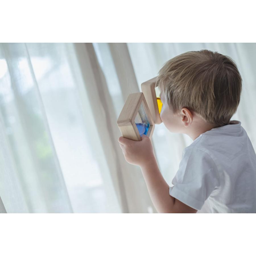 【並行輸入品】PLANTOYS 5523 ウォーターブロック PlanToys 6 Piece Water Block Building \u0026 Cの画像