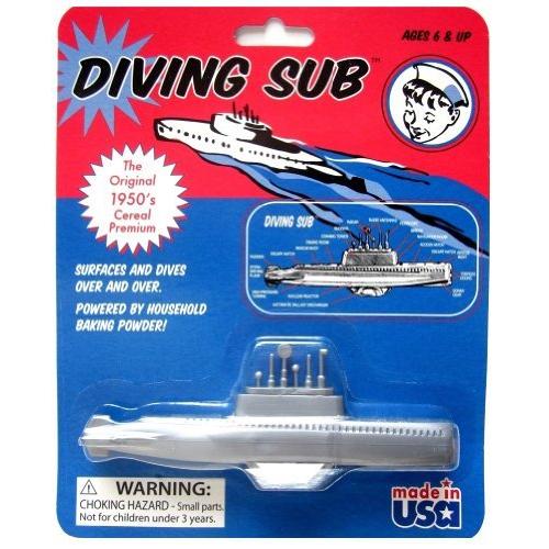 Diving Submarine Original Baking Powder Powered Sub by Toysmith [並行輸入品] 並行輸入品】Diving Submarine Original Baking Powder Powered