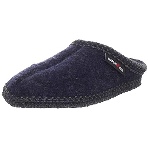 【並行輸入品】[HAFLINGER] レディース AS20スリッパ 5 M米国女性/ 3 M米国男性 海軍 HAFLINGER AS Slippの画像