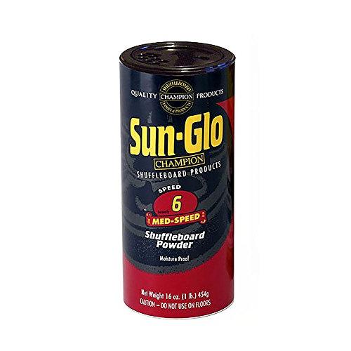 【並行輸入品】Sun Glo スピード#6 中速シャッフルボードテーブルパウダーワックス 6缶 Sun Glo Speed #6 Medium_1