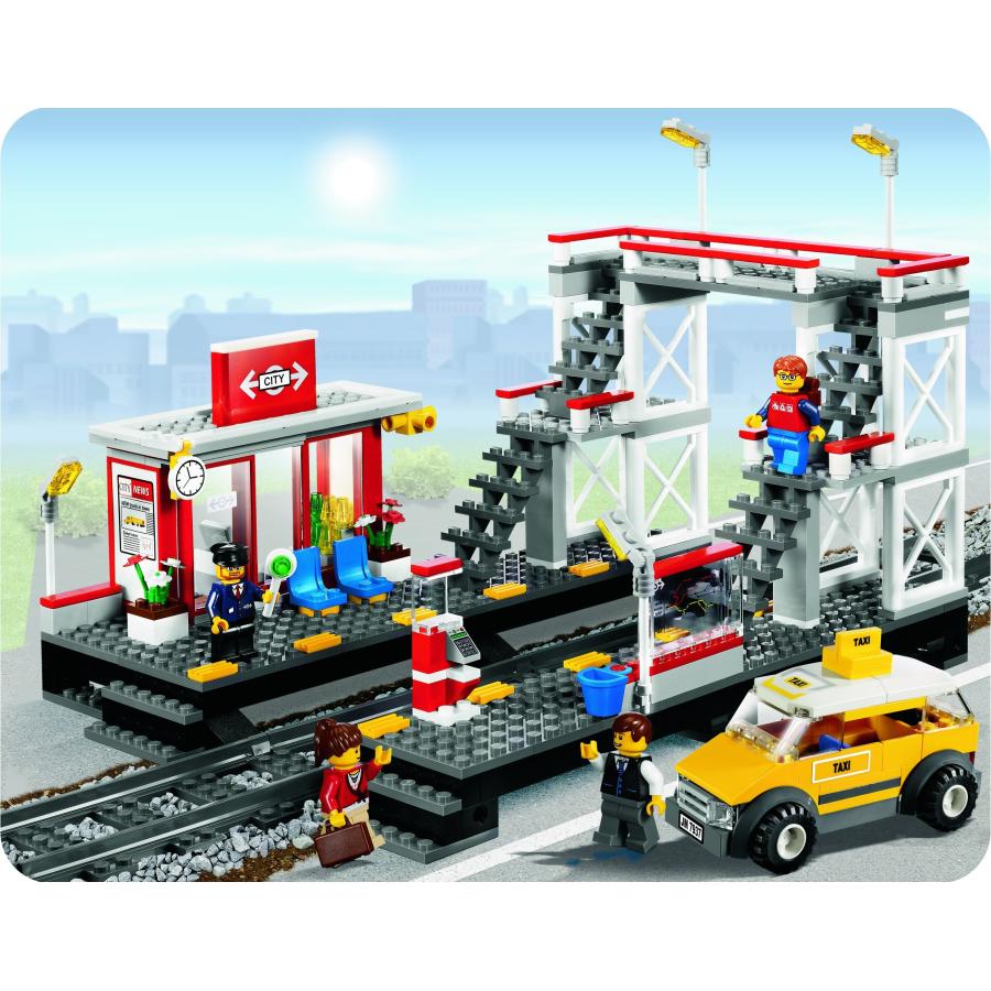 レゴ (LEGO) シティ トレイン シティの駅 7937 LEGO City Train 
