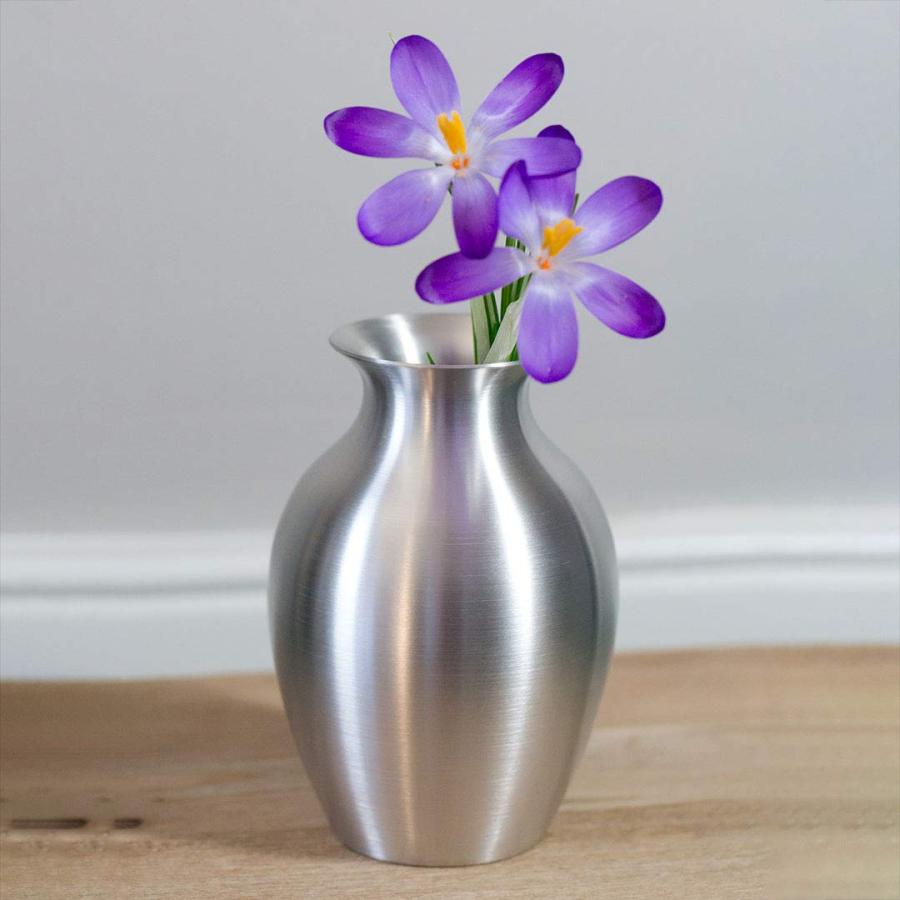 【並行輸入品】DANFORTH Forget Me Not 装飾用花瓶 手作りピューターフローラル花瓶 ホームデコレーションやウェディン_6