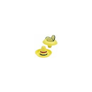 【並行輸入品】Fun Express ミニプラスチックソンブレロハット シンコ・デ・マヨ用 パーティー装飾 一般的な装飾 センターピース シンコ
