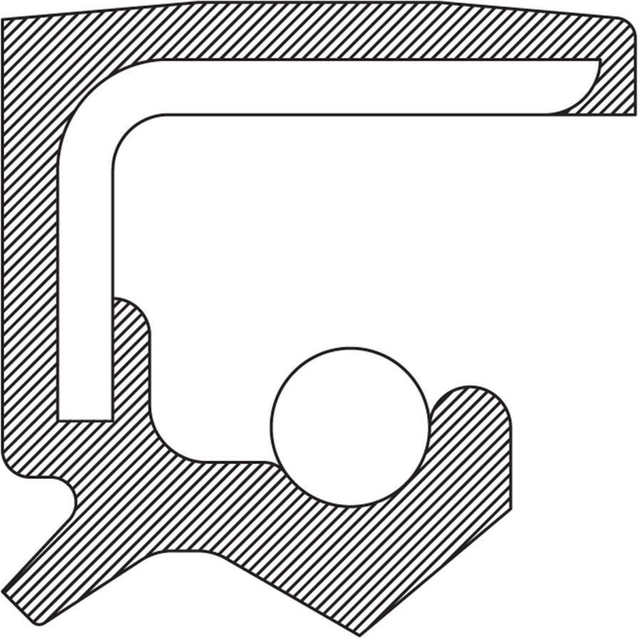 【並行輸入品】National 710765 クランクシャフトシール National 710765 Crankshaft Seal_3
