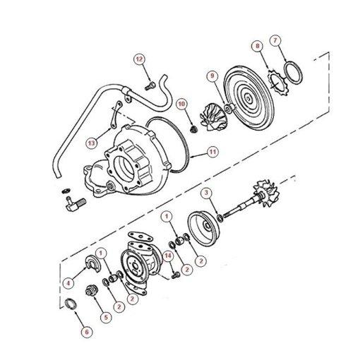 SAAB メンテナンスキット 並行輸入品】Turbo Rebuild Repair Kit Kits for SAAB 900 16V 2.0/4