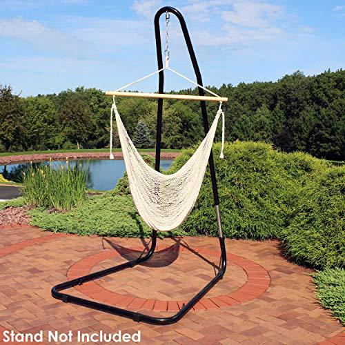 【並行輸入品】Sunnydaze Indoor/Outdoor Mayan Hanging Hamock Chair   Large Wove_7