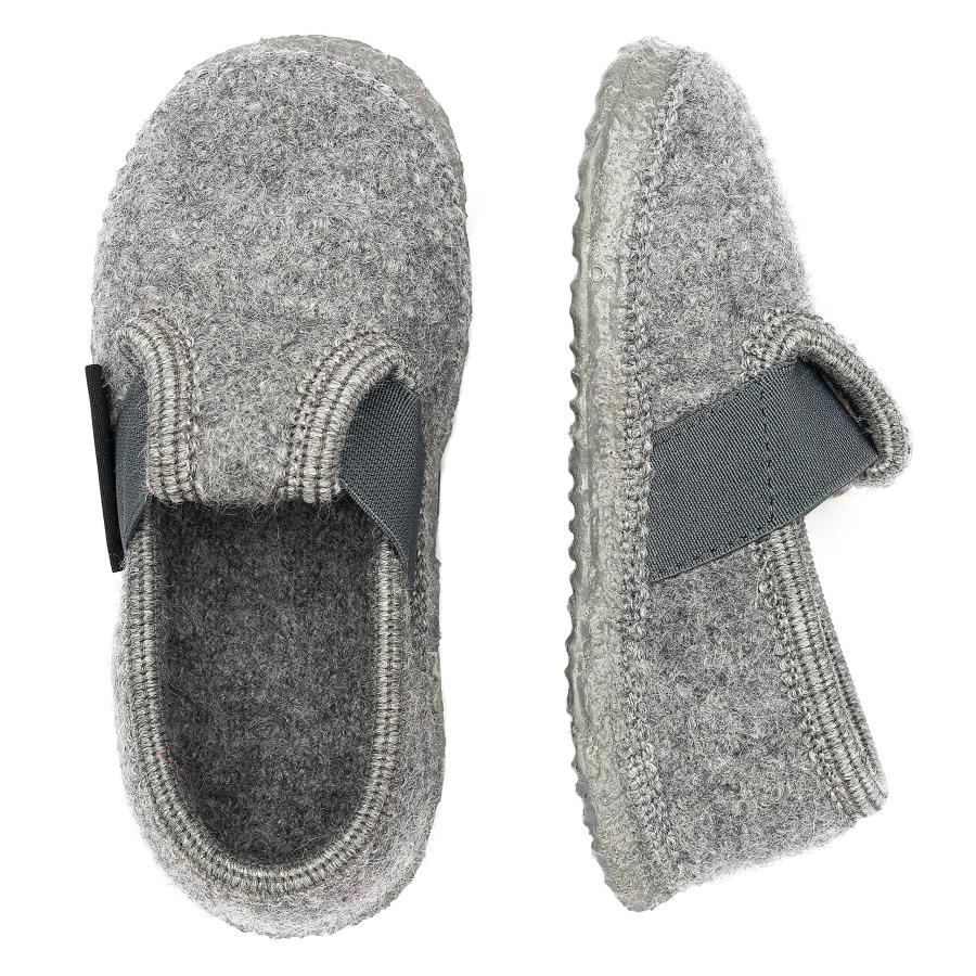【並行輸入品】Giesswein スリッパ トゥルンベルク グレー Giesswein Slipper T〓rnberg Greyの画像