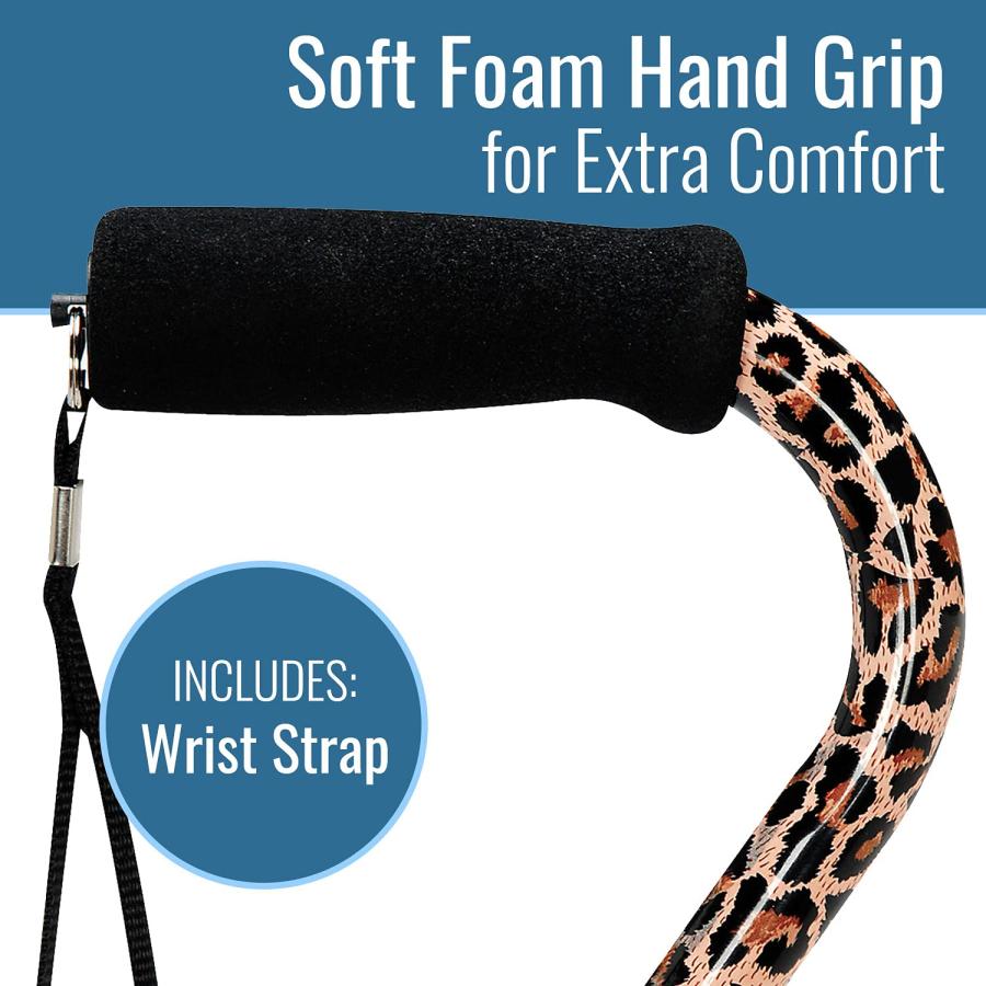【並行輸入品】DMI Adjustable Designer Cane with Offset Handle， Comfort Grip and_3