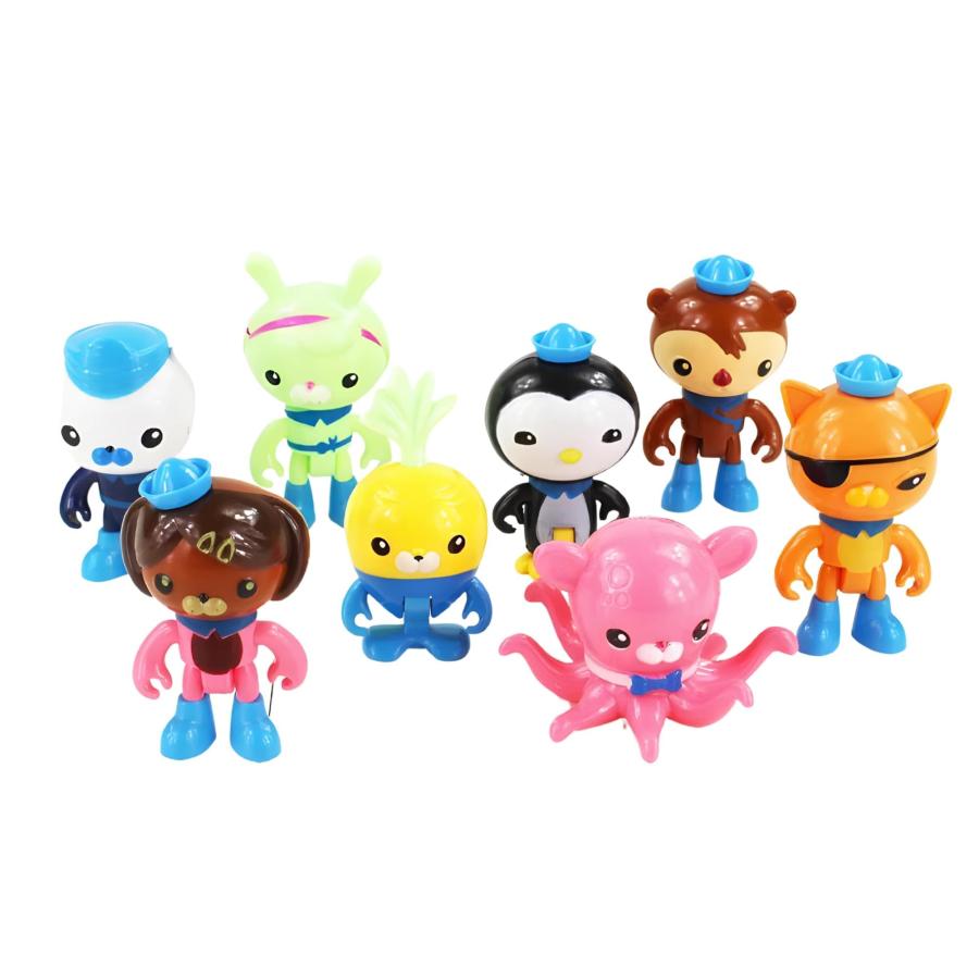 オクトノーツ フィギュアと基地セット オクトノーツと地上のミッション クルーフィギュア ギフトセット