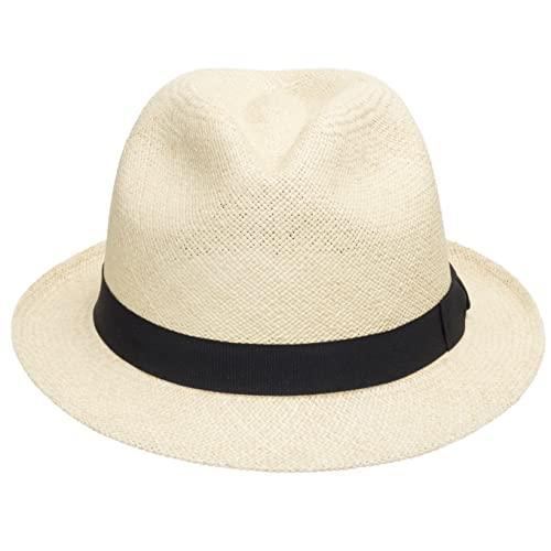 【並行輸入品】一意Packable FedoraパナマストローハットStingy Brim カラー: ベージュ ULTRAFINO Uniqueの画像