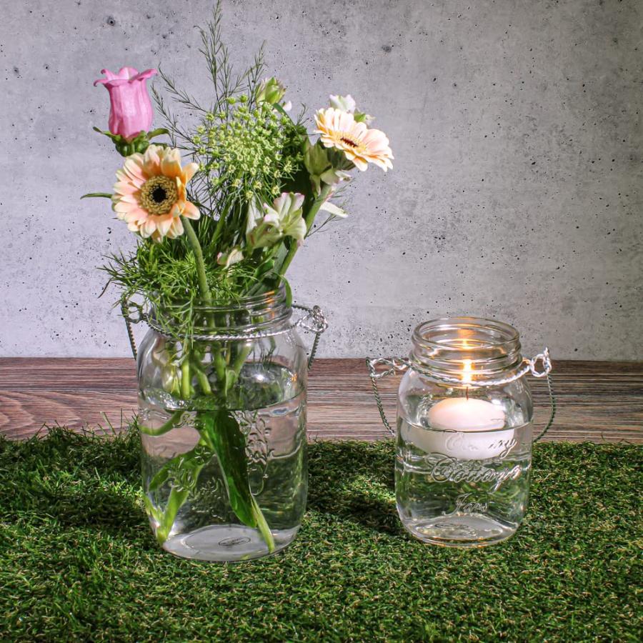 【並行輸入品】Eastland〓 メイソンジャー ハンドルガラス付き 6.5インチ 12個セット Eastland〓 Mason Jar wit_8