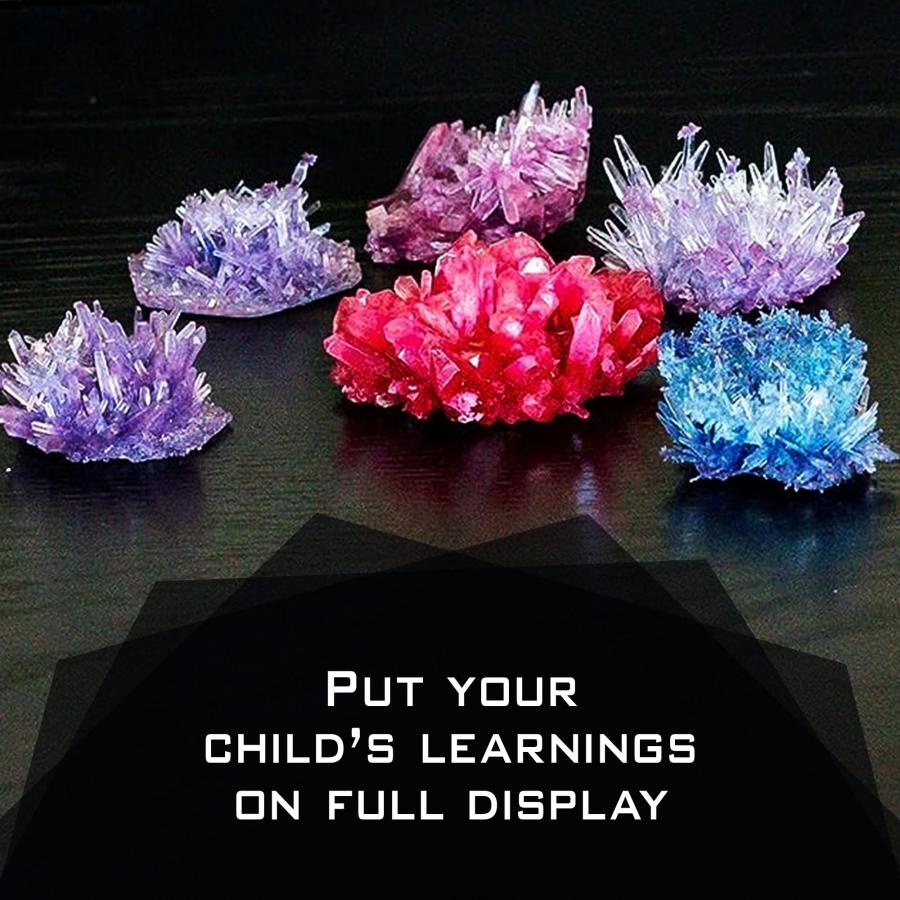 【並行輸入品】4M 5557 クリスタル培養科学実験キット 簡単DIY ステムトイ 実験標本 4M 7 Crystal Growing Scie_9