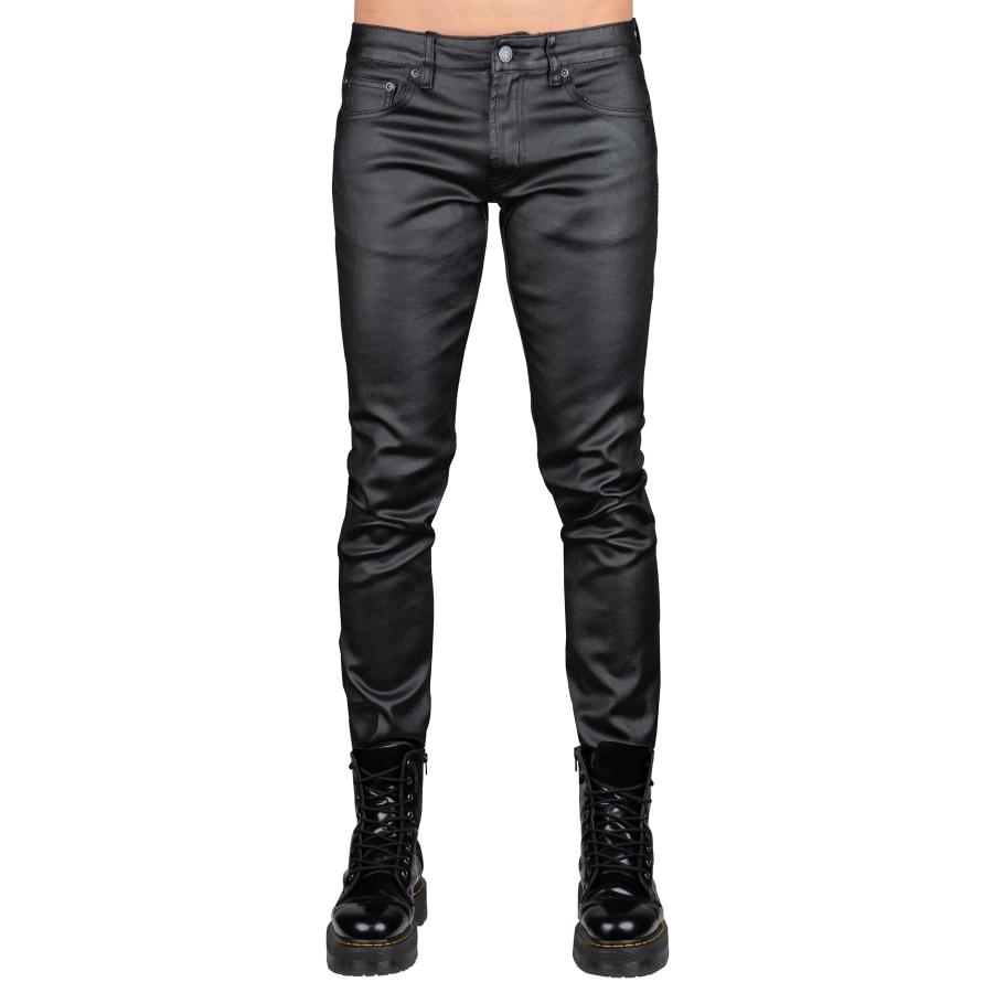 並行輸入品】Wornstar Rampager Waxed Denim Jeans Black : ALL IN ONE 