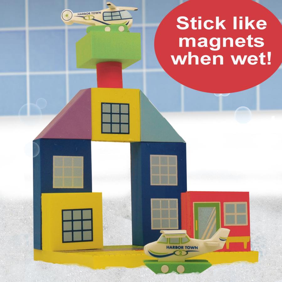 【並行輸入品】Floating Airport Set in Gift Box BathBlocks Floating Airport Set_3