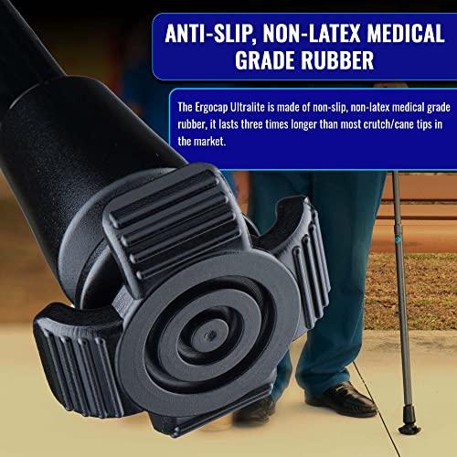 【並行輸入品】Ergocap〓'〓 ウルトラライトケーンラバーチップ (1ユニット 汎用杖) Ergocap〓 Ultralite Crutch
