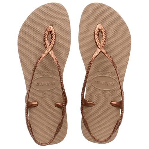 Havaianas レディース ルナ ビーチサンダル, ローズゴールド, 11 Little Kid Women's Luna F 並行輸入品｜allinone-d｜02