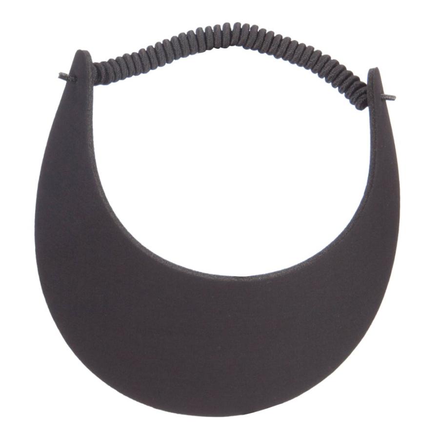 【並行輸入品】Otto ファブリックフォーム サンソフトバイザー US サイズ: One Size カラー: ブラック OTTO Fabric |  | 03