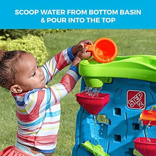 【並行輸入品】step2 Waterfall Discovery壁プレイセットfor Toddlers   キッズアウトドアアクティビティ水スプの画像