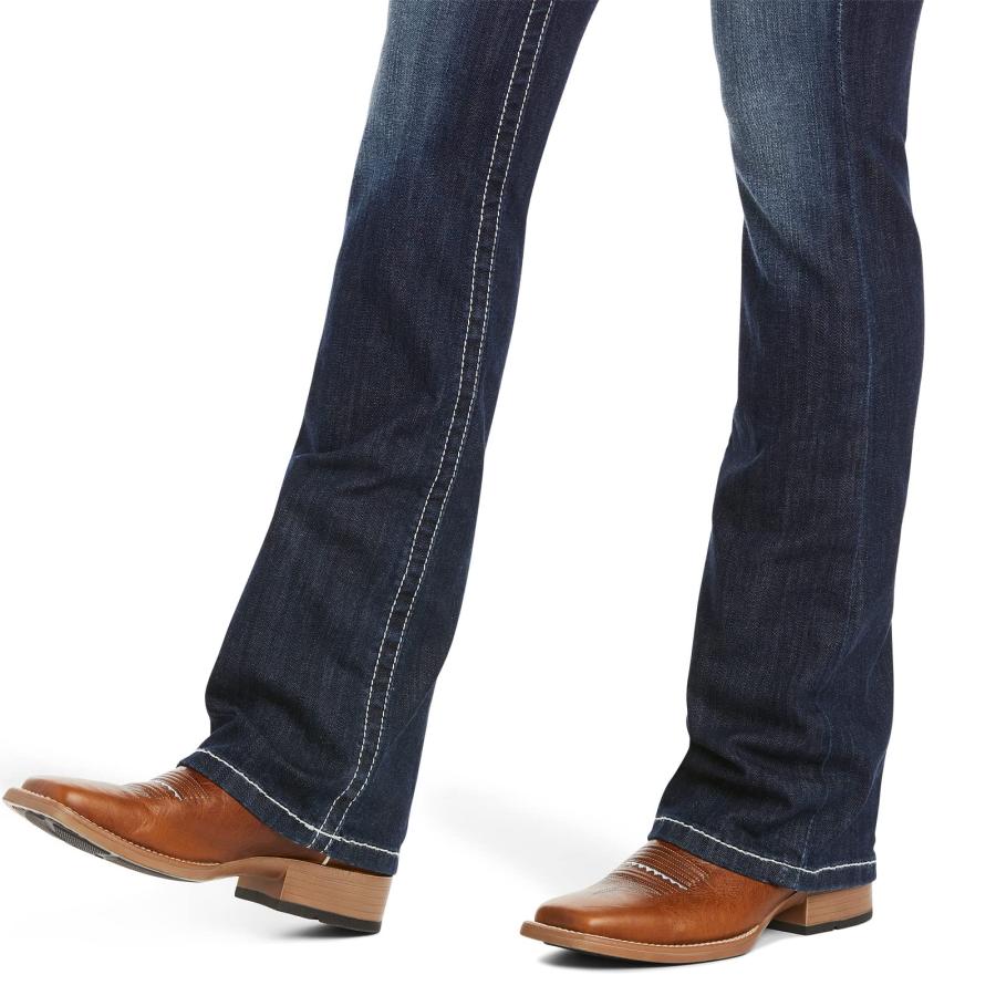 【並行輸入品】Ariat レディース R.E.A.L.ローライズブーツカットジーンズ 天体花 26 レギュラー US サイズ: 31 Regul_3
