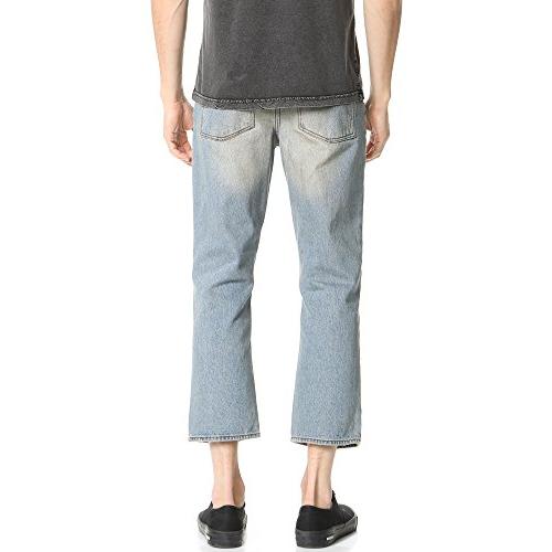 【並行輸入品】RVCA メンズ ノーウェーブフラッドジーンズ US サイズ: 32 カラー: ブルー RVCA Men's Cotton Flo