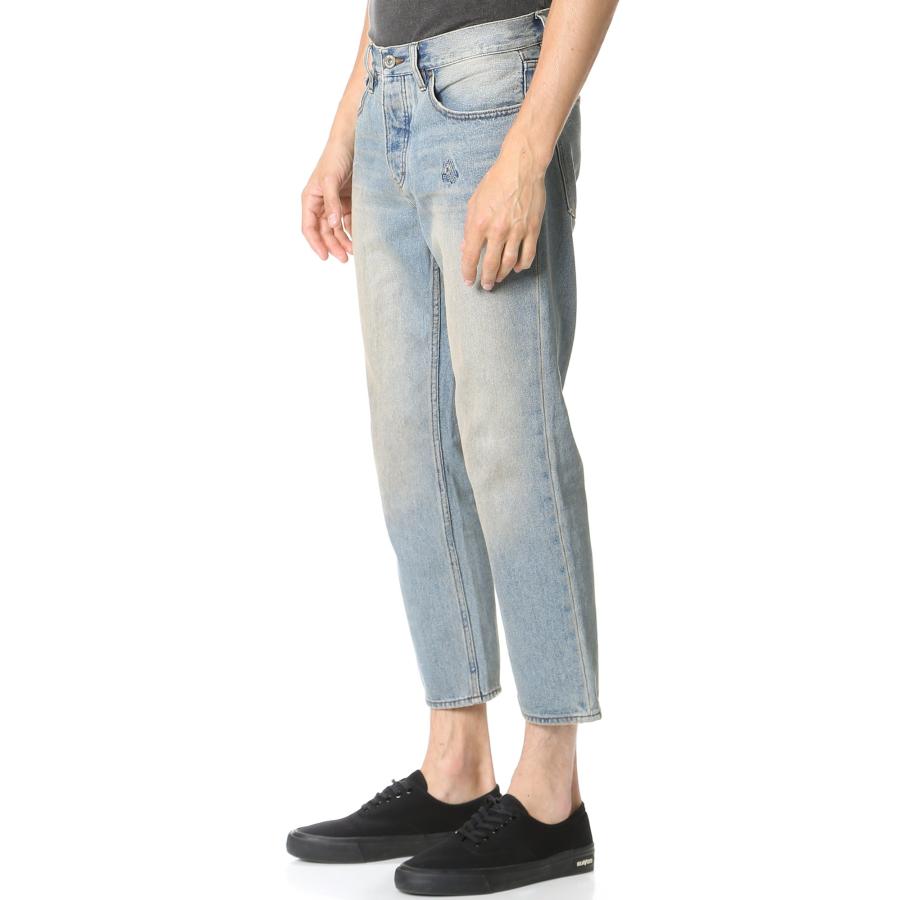 【並行輸入品】RVCA メンズ ノーウェーブフラッドジーンズ US サイズ: 32 カラー: ブルー RVCA Men's Cotton Flo