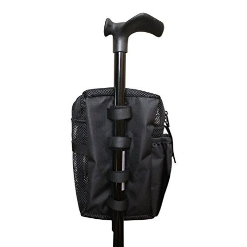 【並行輸入品】Cane Buddy Secure Pouch， Accessory Bag for Cane， Walker， Crutc
