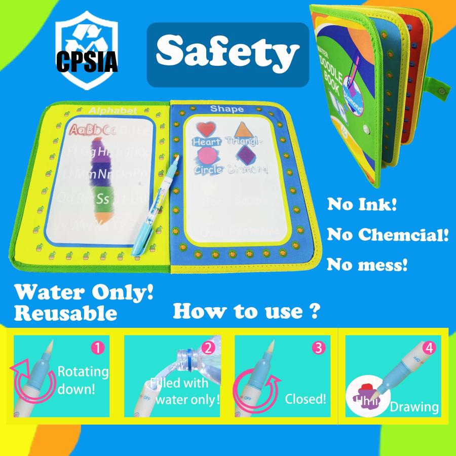 【並行輸入品】LST LISKTO マジカルウォータードゥードルブックは落書きマット製 幼児教育玩具 トラベル おもちゃ 幼児 旅行 アクティビ |  | 06