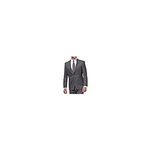 【並行輸入品】[Haggar] SUIT メンズ US サイズ: 58R カラー: グレイ Haggar Men's Premium Stretの画像