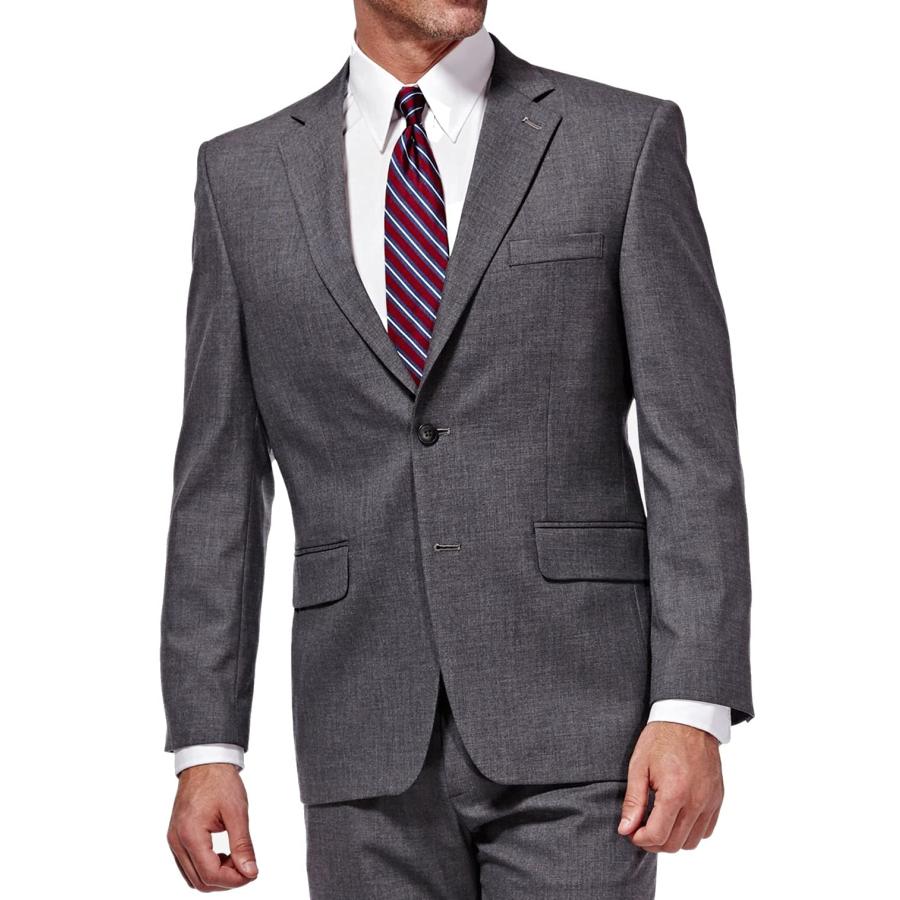 【並行輸入品】[Haggar] SUIT メンズ US サイズ: 58R カラー: グレイ Haggar Men's Premium Stretの画像