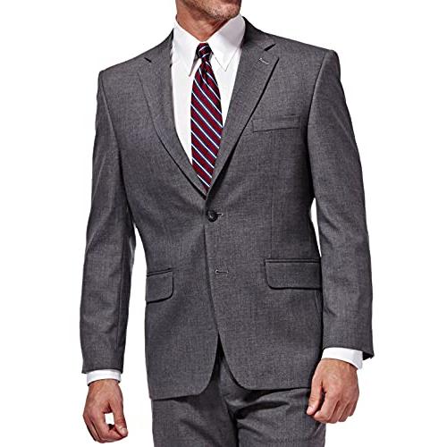 【並行輸入品】[Haggar] SUIT メンズ US サイズ: 58R カラー: グレイ Haggar Men's Premium Stretの画像