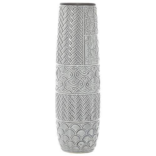 【並行輸入品】Deco 79 セラミック装飾花瓶 センターピース花瓶 様々なパターンの花瓶、ホームデコレーション用花瓶 7インチ x 7インチ_7