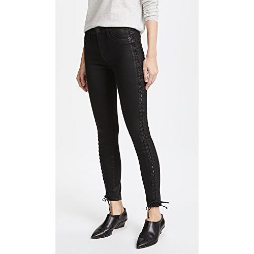 【並行輸入品】Hudson Jeans Women's The Stevie Midrise Cont Lace Up Skinny 5 Pocの画像