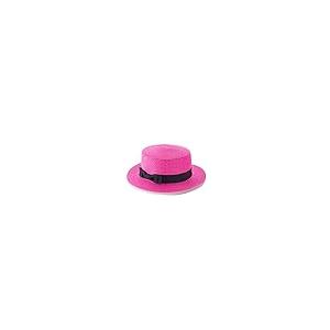 【並行輸入品】Lawliet HAT レディース カラー: ピンク Lawliet Womens Straw Boater Hat Fedora |  | 02