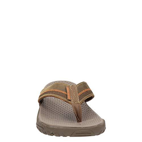 Skechers Men's Relaxed Fit Reggae Cobano Flip Flop,brown,11 M US  並行輸入品｜allinone-d｜08