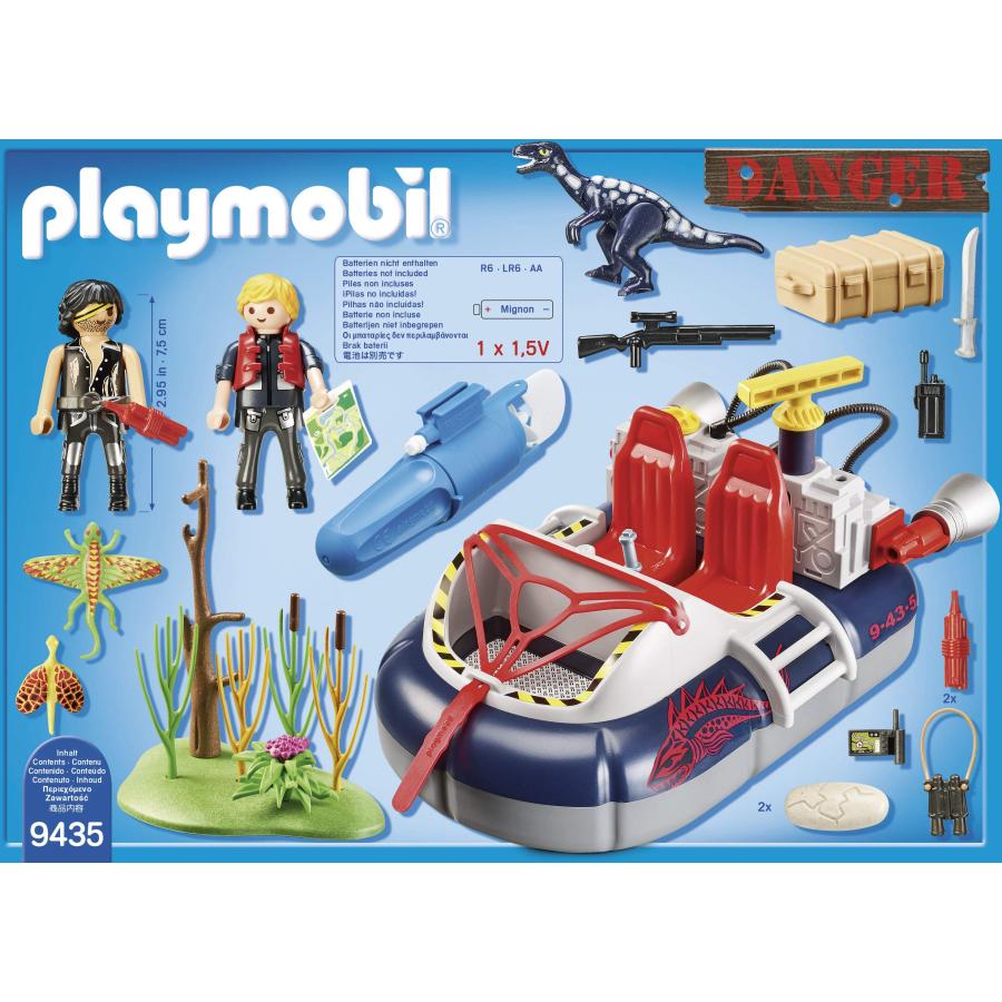 【並行輸入品】Playmobil Dino ホバークラフト 水中モーター付き Playmobil Dino Hovercraft with Unの画像