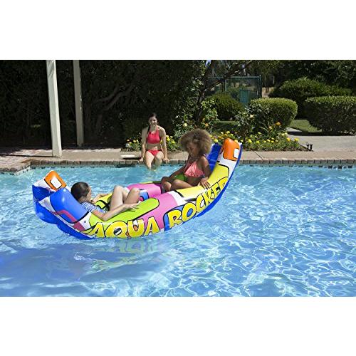 【並行輸入品】Poolmaster 86104 Aqua Rocker Poolmaster Swimming Pool Float, Aquaの画像