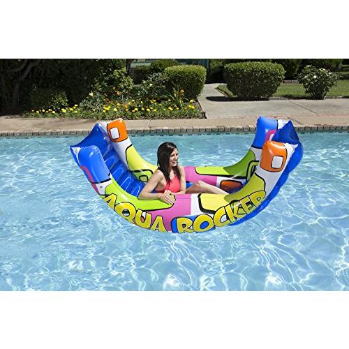 【並行輸入品】Poolmaster 86104 Aqua Rocker Poolmaster Swimming Pool Float, Aquaの画像